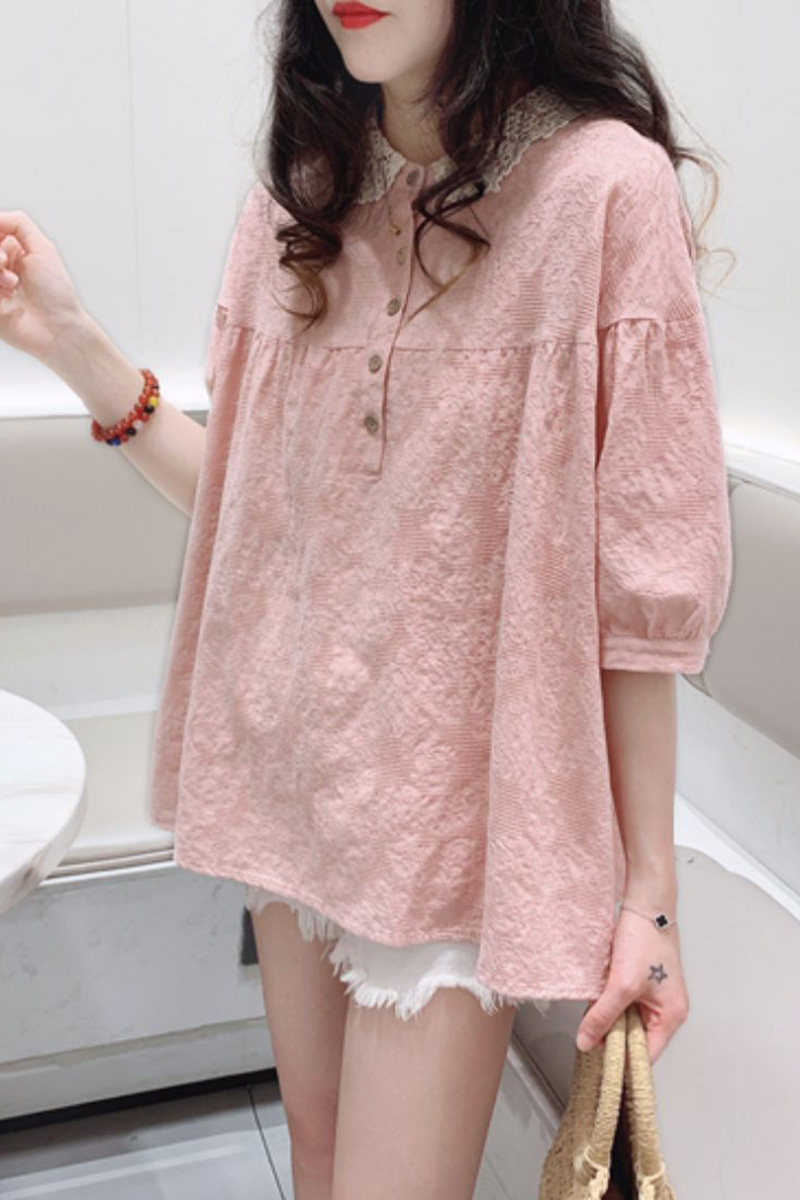 Summer dress large size 200 jin fat sister short-sleeved t-shirt women's top loose baby shirt a word fluffy maternity dress to cover belly