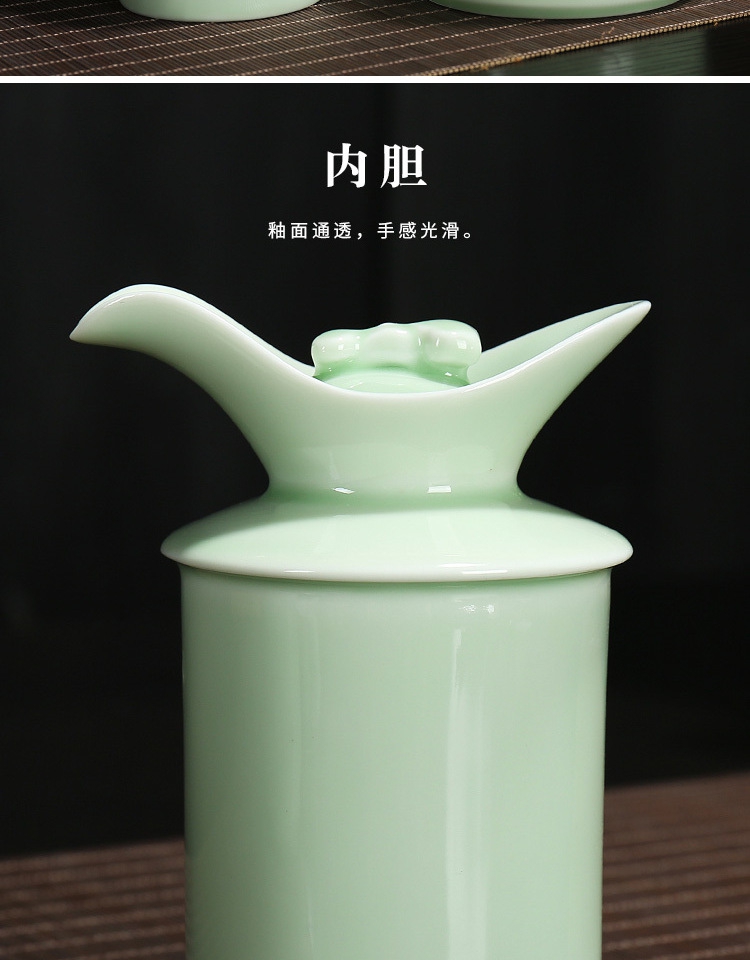 Bình gốm ấm rượu vang vảy vàng nồi nấu rượu kiểu Trung Quốc đặt rượu sake hộ gia đình rượu vang trắng pound nửa pound tải điện sưởi ấm giá treo ly rượu vang để bàn