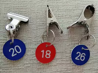 Number plate Malatang number plate Hotel catering number plate Sauna card storage clip