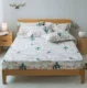 Giường chà nhám dày Tấm trải giường bằng vải bông đơn 1,2 m trải giường bảo vệ tấm trải 笠 笠 nệm cao 5 	ga chun trải giường 2mx2m2	