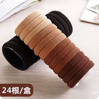 Phiên bản tiếng Hàn của tóc liền mạch vòng tóc phụ kiện tóc buộc tóc cao su dải tóc vương miện tóc vòng dây tóc đen đầu dây thừng đóng hộp - Phụ kiện tóc trâm cài cổ trang