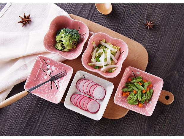 Sáng tạo mận mẫu gốm nhỏ món ăn nước sốt món ăn bộ đồ ăn gia đình món ăn món ăn lẩu món ăn lẩu gia vị món ăn tô ăn cơm