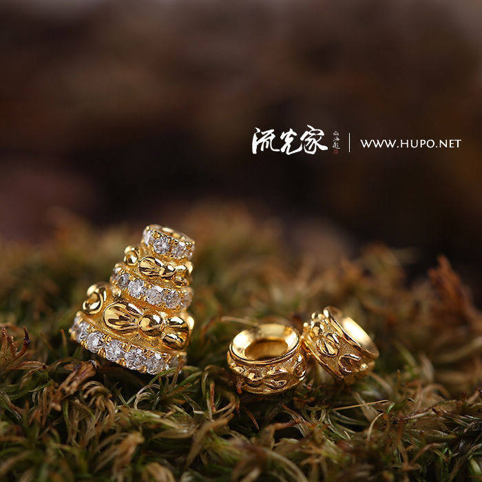 Limelight Home exclusive design with 10mm-14mm tee 18K gold inlaid drill Forta septa set of septa