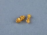 [流光家 纯金古法錾刻金刚杵降魔杵 999黄金吊坠配饰隔片隔珠]