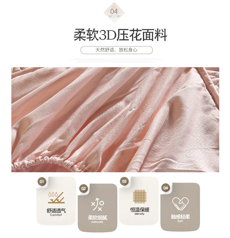 Những người yêu thích Luo Lai cotton 100% cotton bộ chăn Simmons chống trượt dày 1,8m 	ga chun trải giường 2mx2m2	