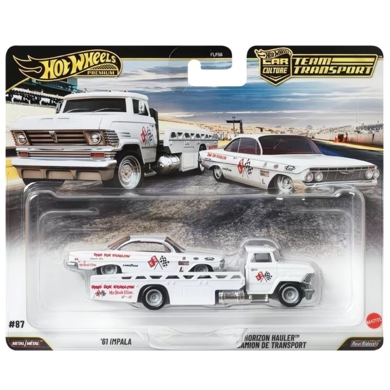 Hot Wheels Alloy Car Collectible Model Car Culture Transport Fleet 1961 Chevrolet Black Spotter