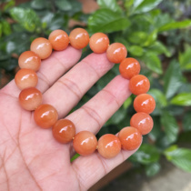 Ruihuang Cui Natural Jade Burmese Huanglong Jade Fine Jewelry 12mm Buddha Beads Bracelet Bracelet Certificate