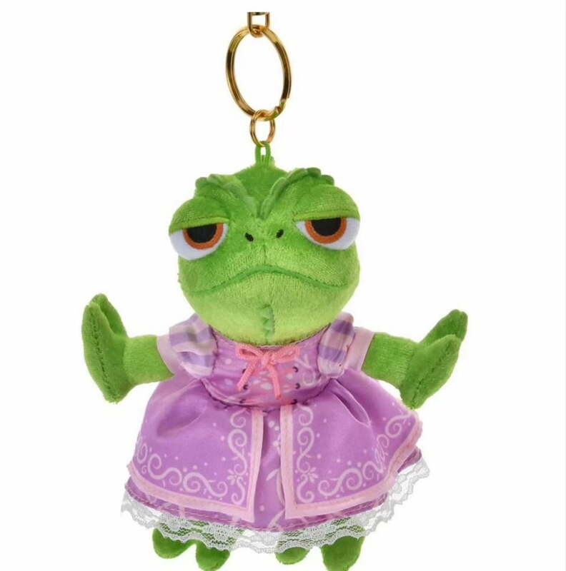Nittochi Cute Chameleon Pascal Long-Haired Plush Pendant Lizard Doll Cartoon Bag Charm Keychain Nittochi Cute Chameleon Pascal Long-Haired Plush Pendant Lizard Doll Cartoon Bag Charm Keychain
