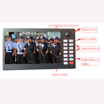 7-inch HD car pan tilt camera control keyboard display terminal supports RS485 VGA input