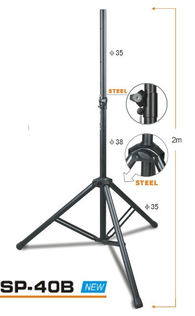Xuất khẩu chân đế kim loại mới Chân đế loa ba chân cộng với gửi khay kim loại SP-40B - Loa loa loa lg xboom go pl7