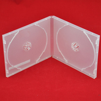Thickened right-angle translucent frosted pp box double-piece CD box CD box with film inserts