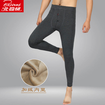 Arctic velvet warm pants Mens slim winter velvet thickened cotton pants Mens elastic large size wool pants Thin skinny autumn pants