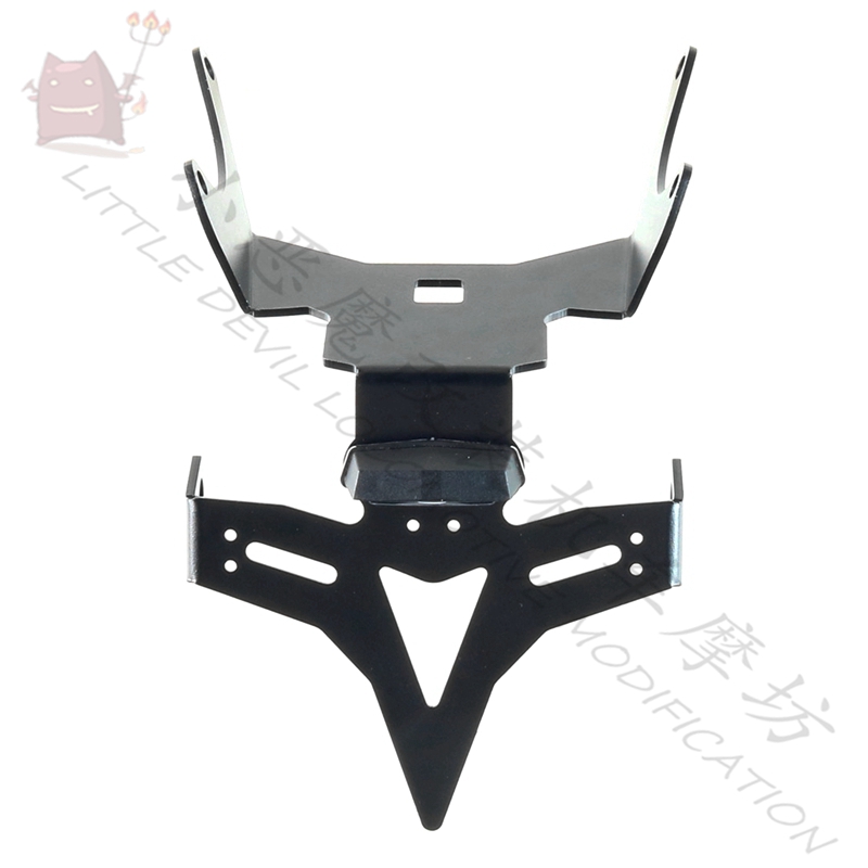 Suitable for Honda CBR650R 2021-2022 modified LED license plate holder number plate rack Short rear license plate rack