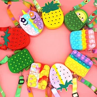 Милый рюкзак, мультяшная сумка через плечо, кошелек, игрушка