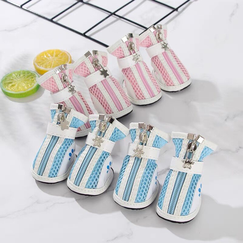 Pet Supplies Online Shoes Pooch Dog Season Outdoor Shoes Teddy Bibi Bears Out of Breathable Non-slip Anti-Paws