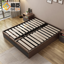 Modern minimis headboard No headboard Bed Day Type Tatami High Case Storage Bed Terrace Bed Floor Bed Floor Double Bed