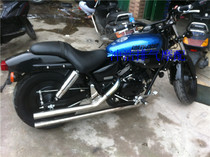 New Magna 250 modified retro tip tail exhaust pipe modified retro horseshoe sound