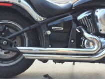 Retro Kawasaki Vulcan 900 modified VH Straight Mattis with silencer