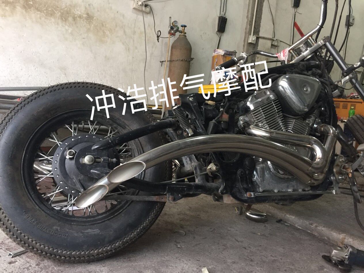 Cruising retro guardrails 400600 modified exhaust pipe