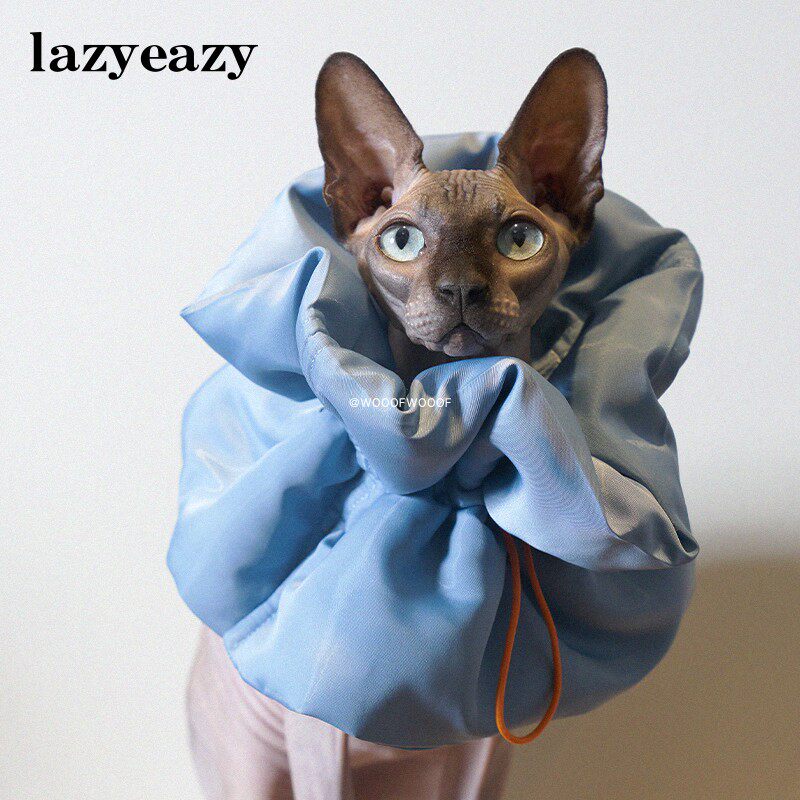 Lazy Eazy filling cotton surrounding neck dog kitty Pets Neck Cute Warm Comfort 100 hitch-proof bite headgear