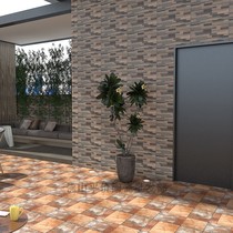 Antique brick 300x600 white cultural stone restaurant background wall tile Villa self-built room balcony exterior wall tile