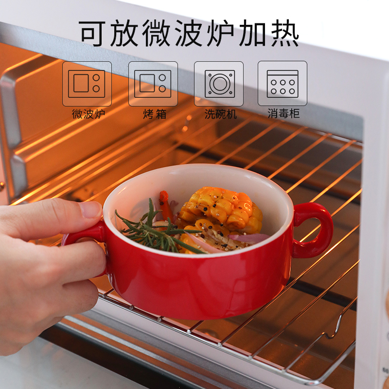 Paella one household food baking oven dedicated ceramics microwave oven roasted bowl of tableware portfolio suit breakfast tray