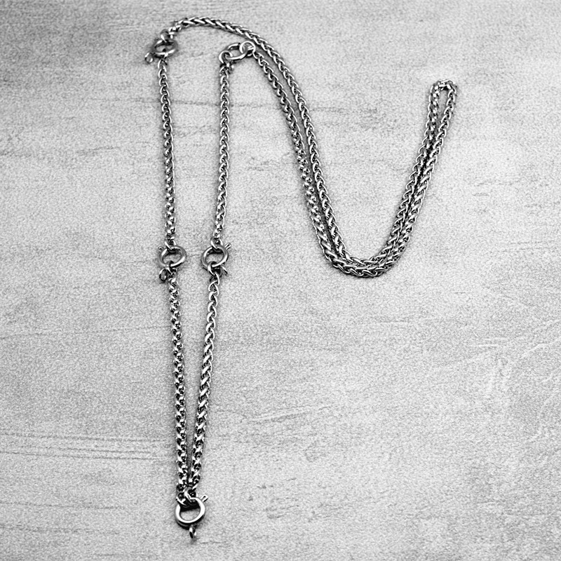 Original Thai Amulet Chain, One Chain, Three Chains, Five Chains, Multiple Chains, Thai Amulet Chain for Men and Women, Titanium Steel Necklace