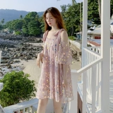 Кружевное платье, блестки для ногтей с бантиком, кукла, А-силуэт, с открытой спиной, с лямками