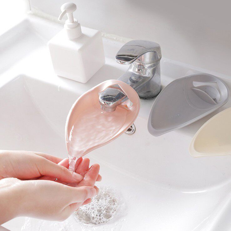 Faucet extender baby hand washing aid child hand washing device lengthened guide sink child hand washing connector