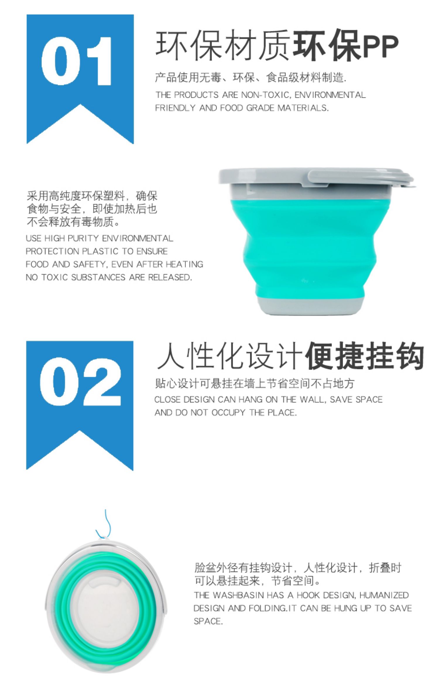 Xô gấp xô xô silicone kính thiên văn rửa xe ngoài trời xe xô du lịch cầm tay dày câu cá cung cấp - Sản phẩm làm sạch xe chổi rửa xe ô tô