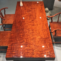 Bahua big board Solid wood log Mahogany big board Tea table big board table table tea board Tea table Brazilian rosewood whole block