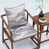Light and luxurious chair cushions New Chinese style washable anti-slip wood sofa cushions tea chair cushion sleeve Chair Mat to be made
