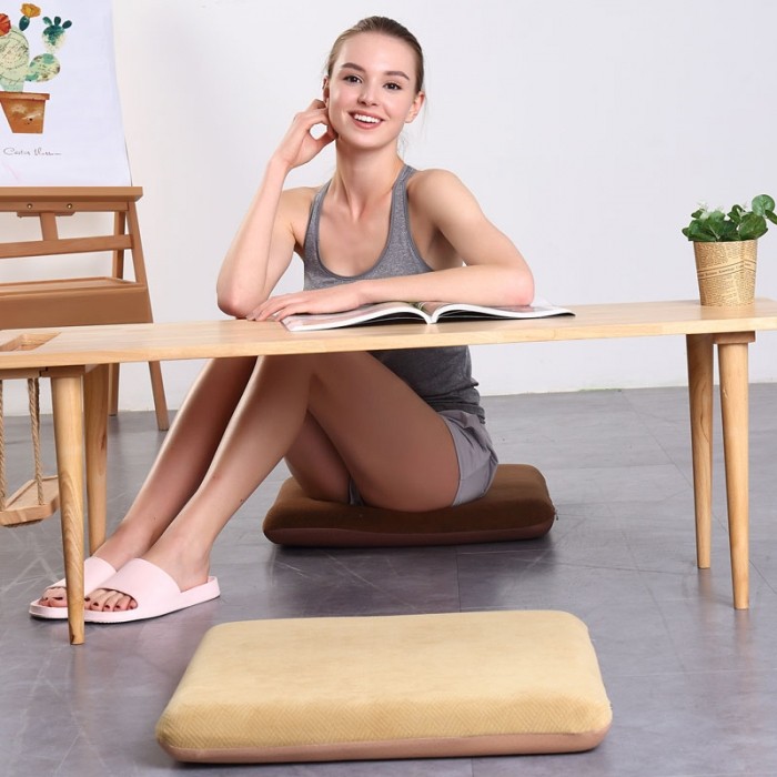 Memory foam office chair cushion sedentary student stool chair seat cushion chair cushion 50X50 meditation cushion bay window cushion