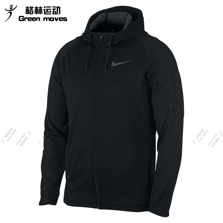 Nike mùa thu nam không gian cotton cotton đào tạo áo khoác thể thao trùm đầu 932035-010-471 - Áo khoác thể thao / áo khoác