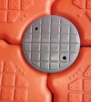  Water boat pontoon Plastic mobile platform Floating pontoon Fishing pontoon Yacht marina motorboat mushroom head
