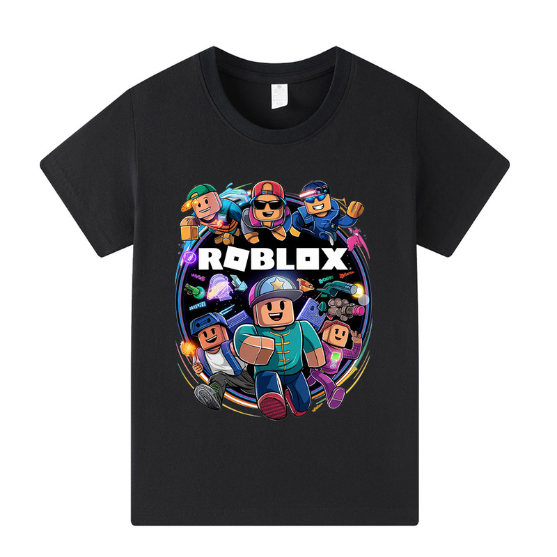 Roblox/Roblox Printed Children's Short-Sleeved T-Shirt Top A1448 Roblox/Roblox Printed Children's Short-Sleeved T-Shirt Top A1448