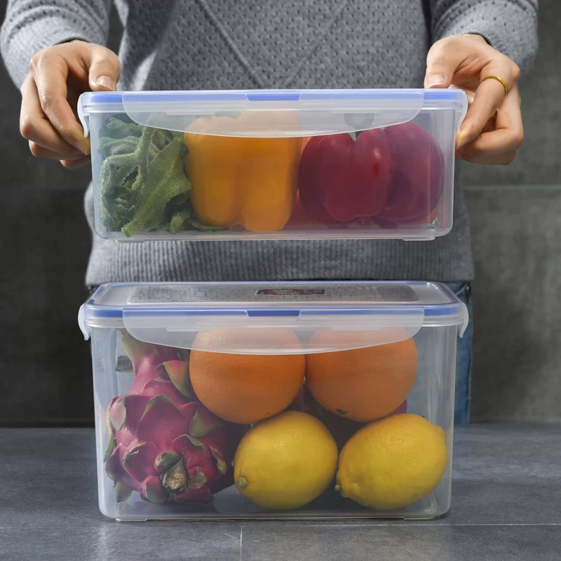 Capacious rectangular mini box, lunch box, plastic storage box