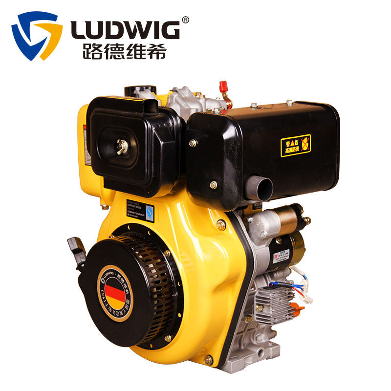 Diesel single-cylinder air-cooled four-stroke flashlight starting 186FAE 10 horsepower engine 192FAE power 14 horsepower