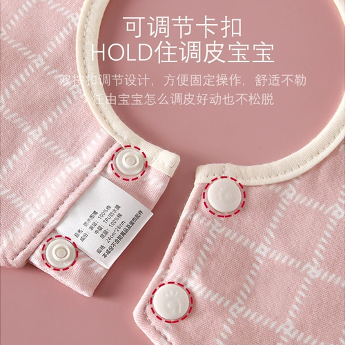 路心梦 Детский слюнявчик, хлопковый защитный водонепроницаемый милый летний тонкий нагрудник для принцессы для девочек