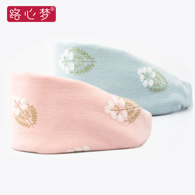 Lu Xinmeng confinement scarf headband summer ບາງ confinement hat postpartum ຝ້າຍບໍລິສຸດຂອງແມ່ແລະຫນ້າຜາກປ້ອງກັນແມ່