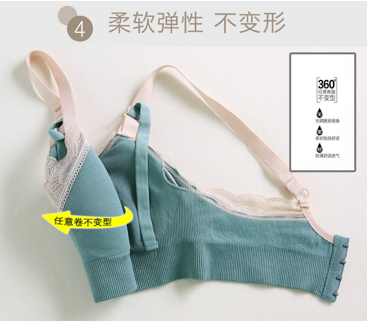 Breastfeeding Maternity Nursing Bra Pregnant Women Underwear baby feeding Bra Lace Maternity  Clothes maternity tracksuit