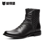 Martens, высокие сапоги для отдыха, туфли в английском стиле, из натуральной кожи, в британском стиле