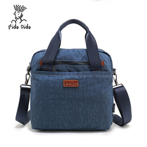  fidodido mens handbag Oxford cloth water repellent messenger bag casual canvas bag business vertical shoulder bag tide
