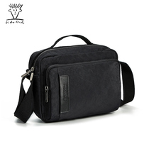  Feidu Didu new simple fashion mens bag horizontal one-shoulder handbag imported nylon oxford cloth messenger bag trend