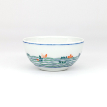 Lushui Mountain House Taiwan Hidden Yaoshan House Doucai Flower Water Cup Tea Ceremony Tea Cup Antique Tea Bowl