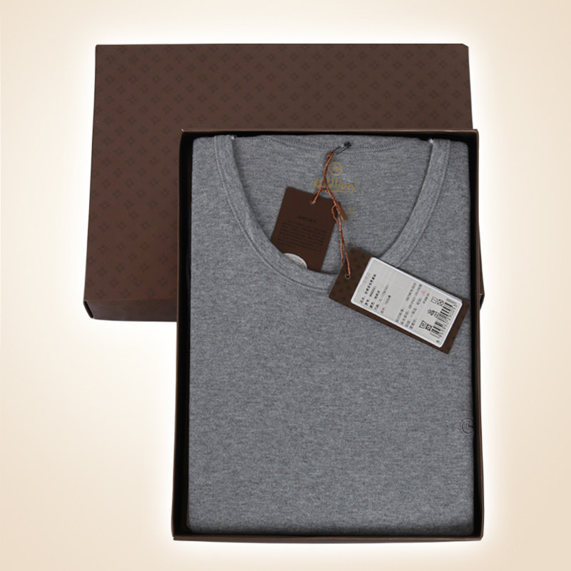 Kinley to men and women pure cotton autumn clothes sanitary pants slim big red lingerie suit couple this life full cotton