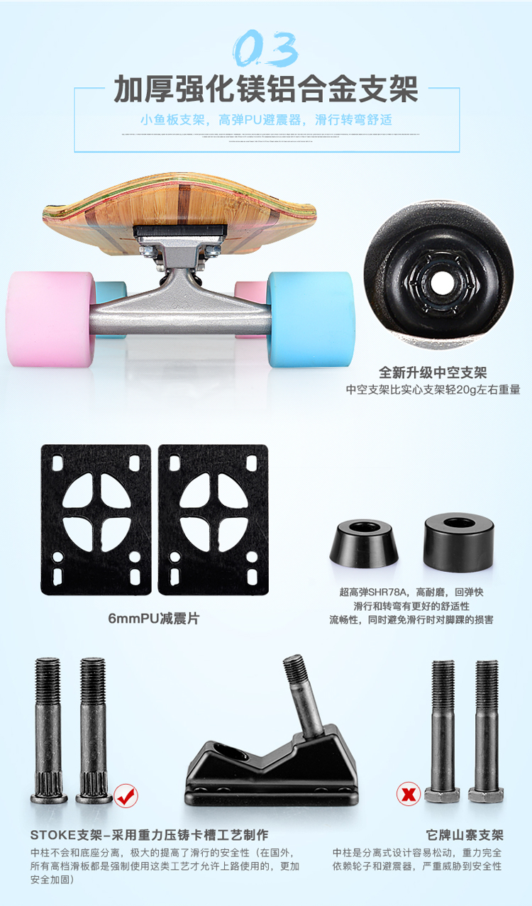 Skateboard pour homme femme STOKE - Ref 2593271 Image 23