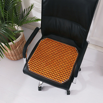 Wooden bead car cushion single piece breathable summer chair cushion cool pad summer bead cushion single butt cushion universal