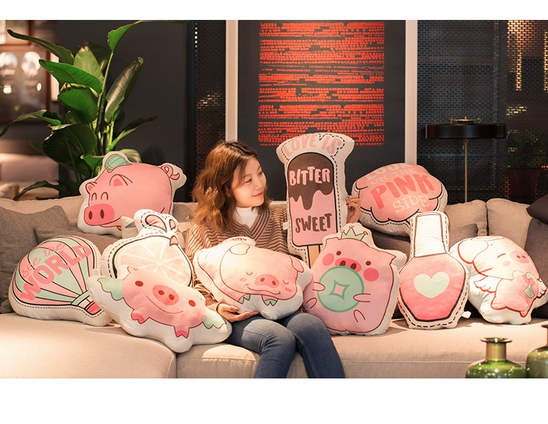Cô gái hồng tim đệm sáng tạo dễ thương net đỏ nhà sofa phòng ngủ nhỏ gối gối cửa sổ cô gái - Trở lại đệm / Bolsters gối tựa lưng sofa gỗ