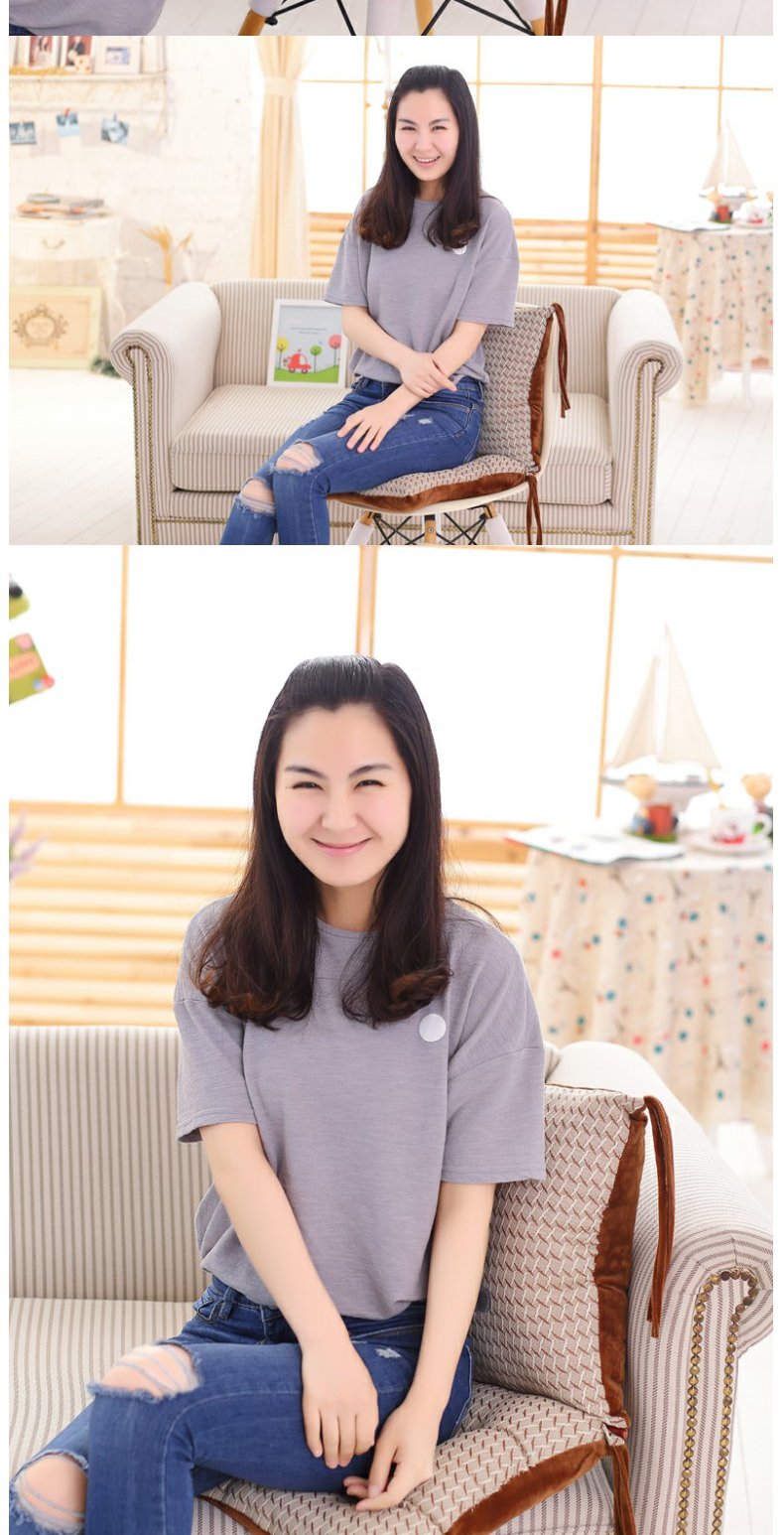 Lớn văn phòng một mảnh đệm đệm dễ thương phim hoạt hình dày đệm sinh viên ghế thắt lưng đệm gối ass - Ghế đệm / đệm Sofa đệm sofa